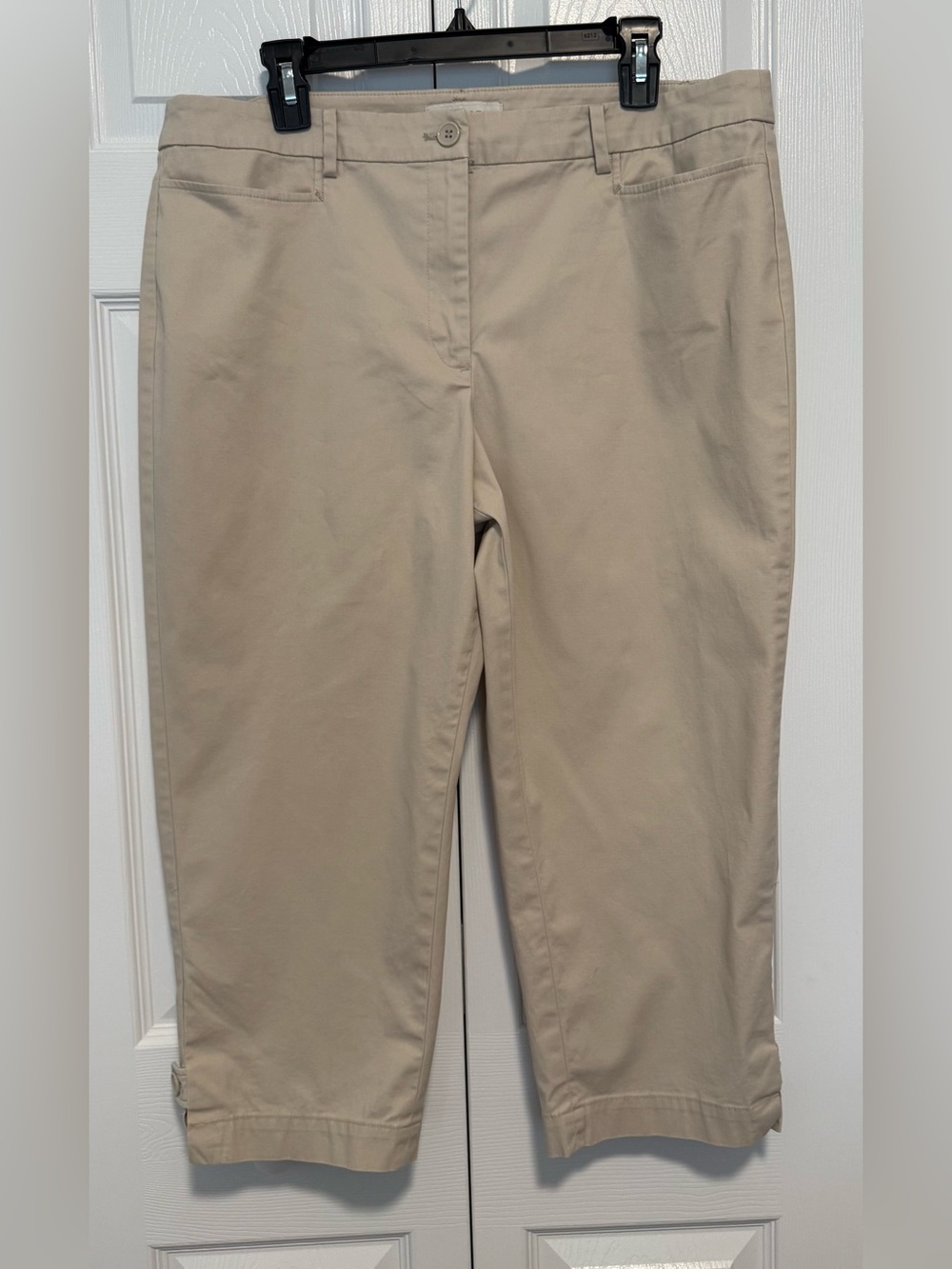 Talbots Khaki Crop Chino Pants